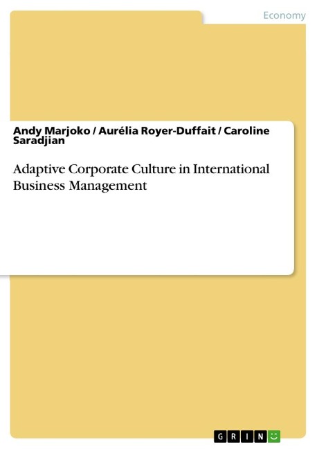 Adaptive Corporate Culture in International Business Management