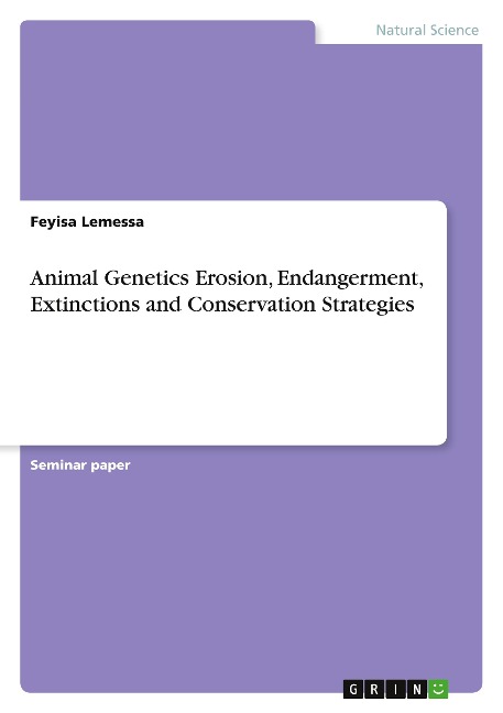 Animal Genetics Erosion, Endangerment, Extinctions and Conservation Strategies