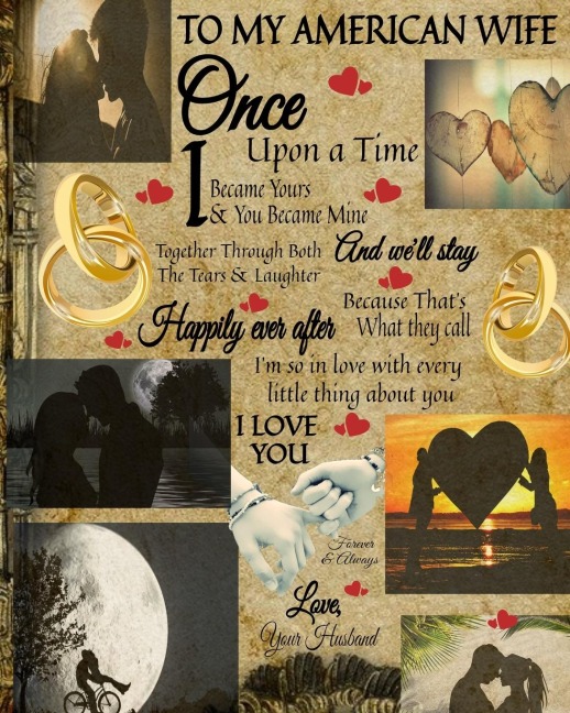 To My American Wife Once Upon A Time I Became Yours & You Became Mine And Well Stay Together Through Both The Tears & Laughter: Religious Valentines Day - 45th Anniversary Gifts - Paperback   Composition Notebook With Black Lines To Write In Bible Quote