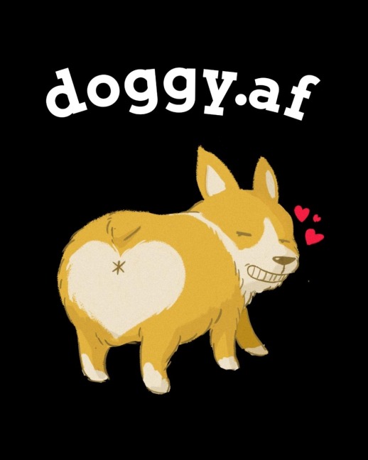 Doggy.af Inappropriate Valentines Gifts For Him - Anniversary Gifts For Wife 1 Year - Blank Composition Notebook & Journal To Write In Sex Positions For Married Couples