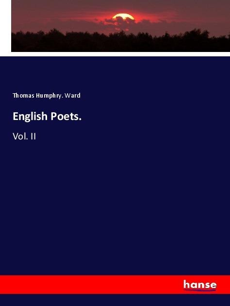 English Poets.: Vol. II