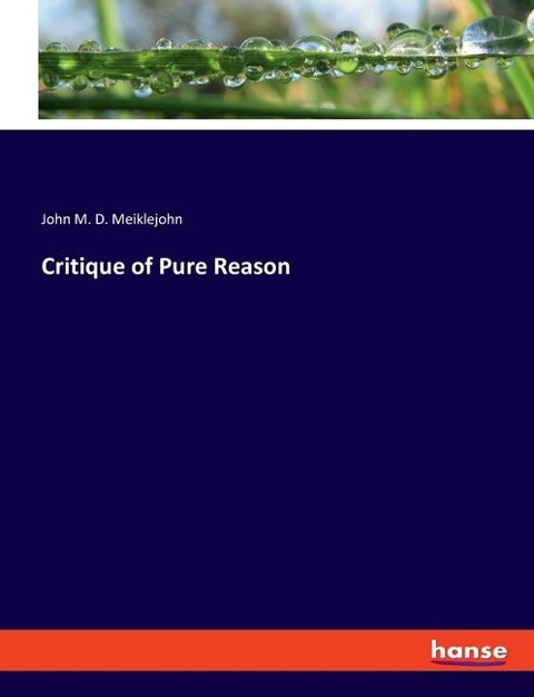 Critique of Pure Reason