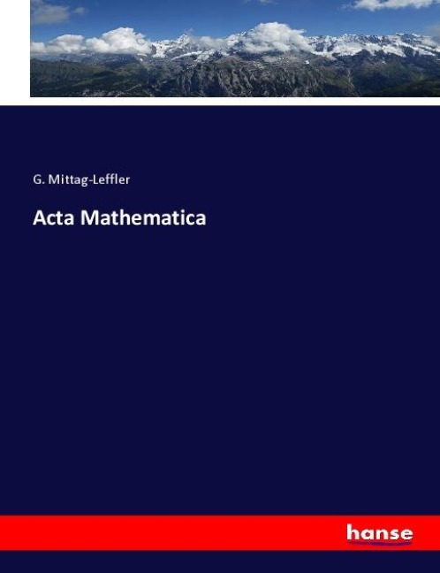 Acta Mathematica