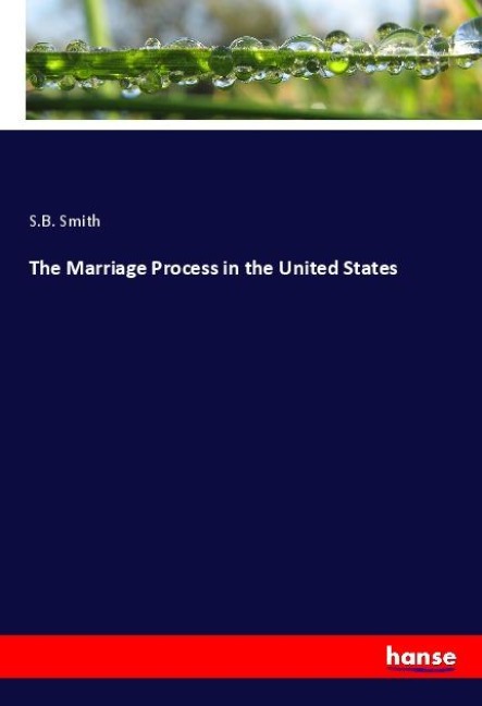 The Marriage Process in the United States