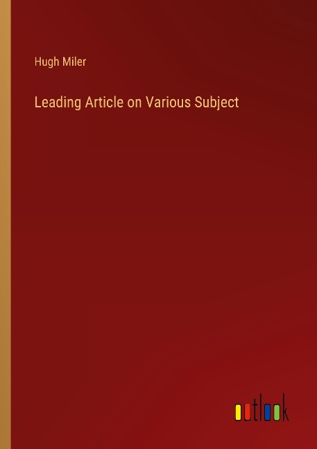 Leading Article on Various Subject