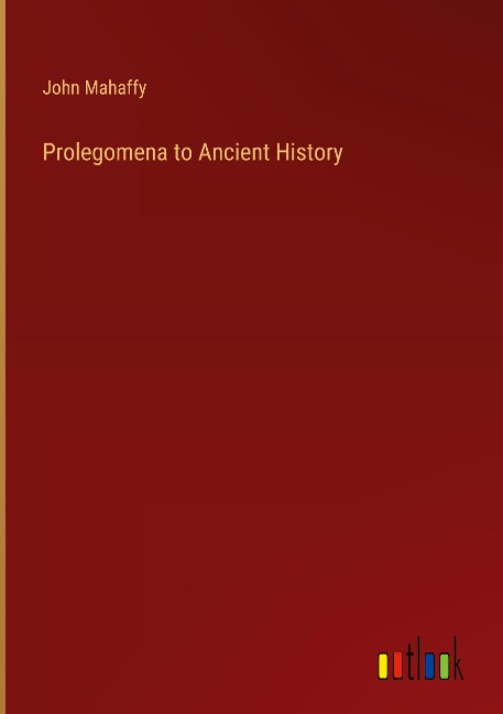 Prolegomena to Ancient History