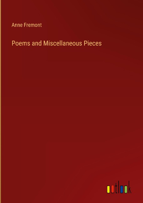 Poems and Miscellaneous Pieces