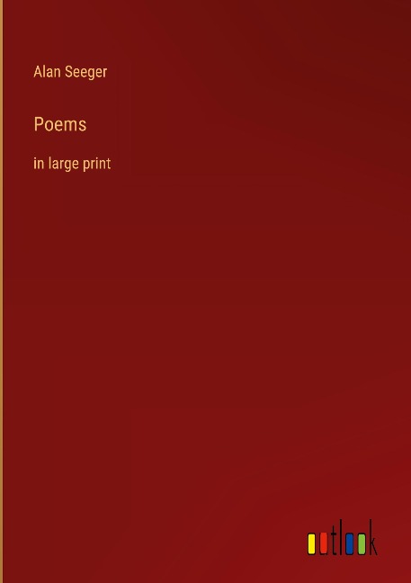 Poems: in large print