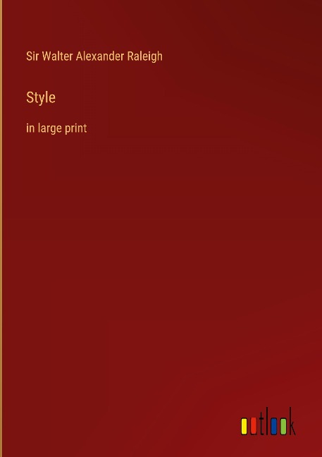 Style: in large print