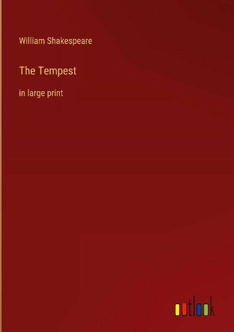 The Tempest: in large print