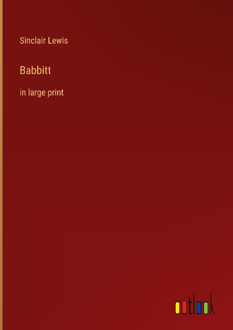 Babbitt: in large print