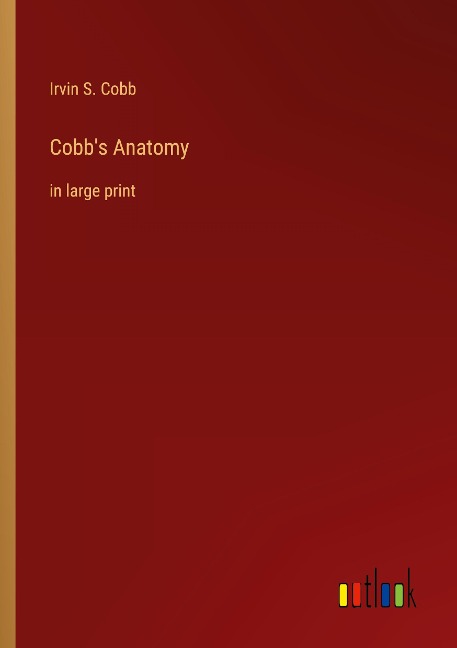 Cobbs Anatomy: in large print