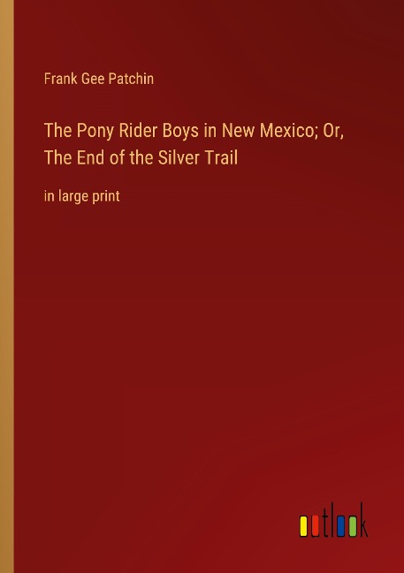 The Pony Rider Boys in New Mexico; Or, The End of the Silver Trail: in large print