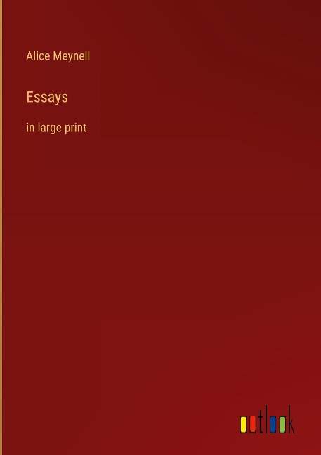 Essays: in large print