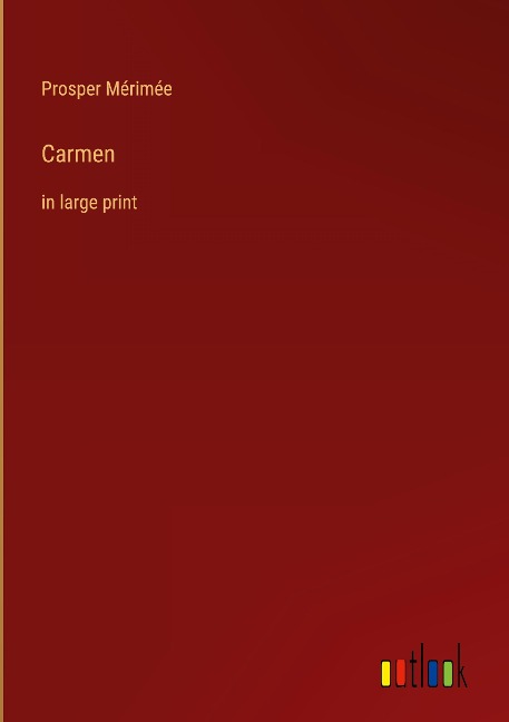 Carmen: in large print