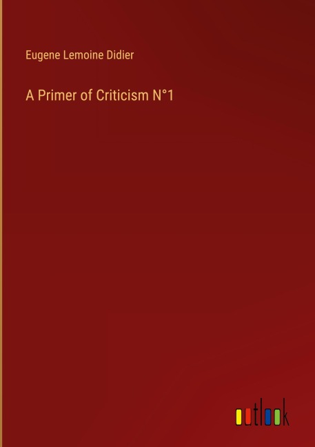 A Primer of Criticism N°1