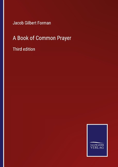 A Book of Common Prayer: Third edition