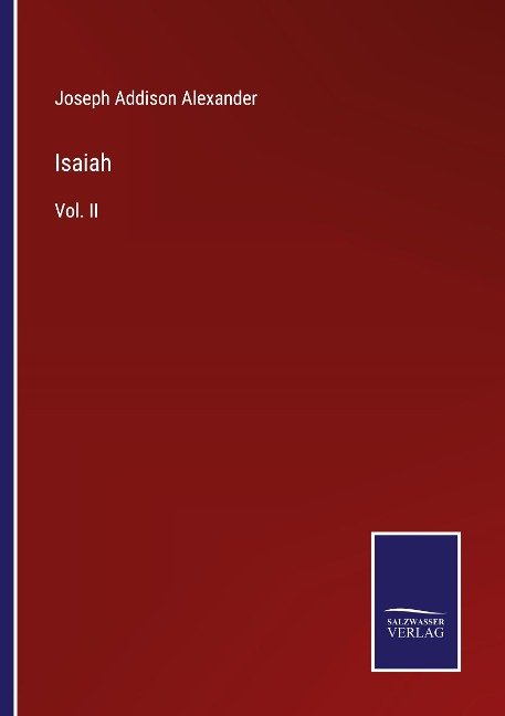 Isaiah: Vol. II