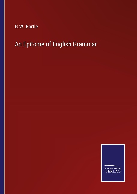 An Epitome of English Grammar