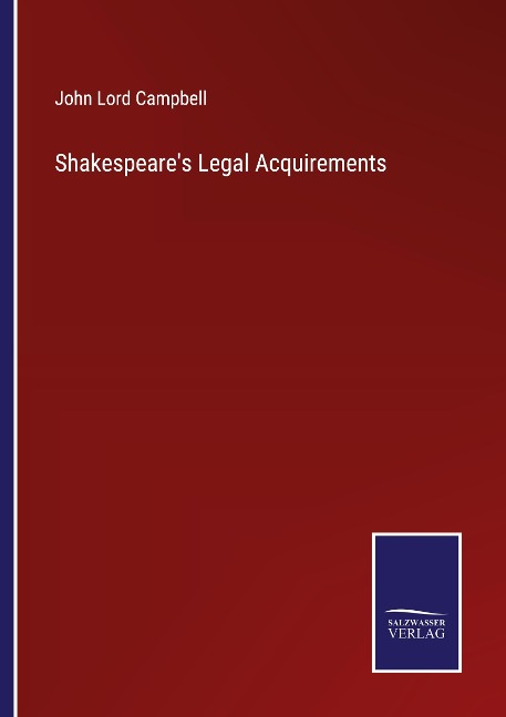 Shakespeares Legal Acquirements