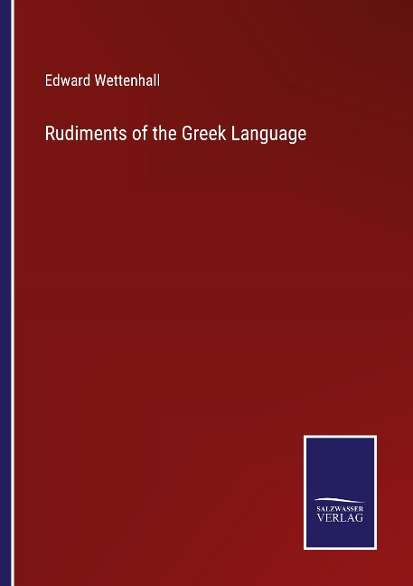 Rudiments of the Greek Language