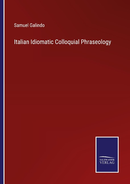 Italian Idiomatic Colloquial Phraseology