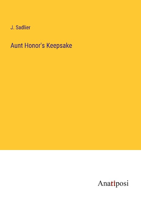 Aunt Honors Keepsake