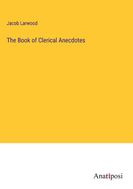 The Book of Clerical Anecdotes