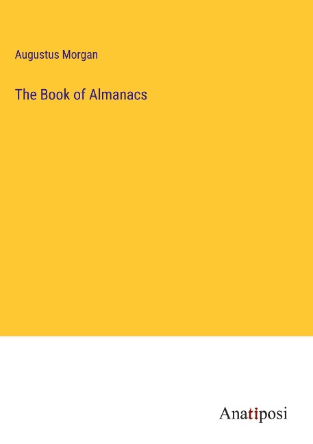 The Book of Almanacs