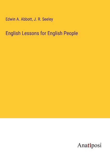 English Lessons for English People