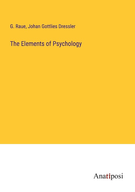 The Elements of Psychology