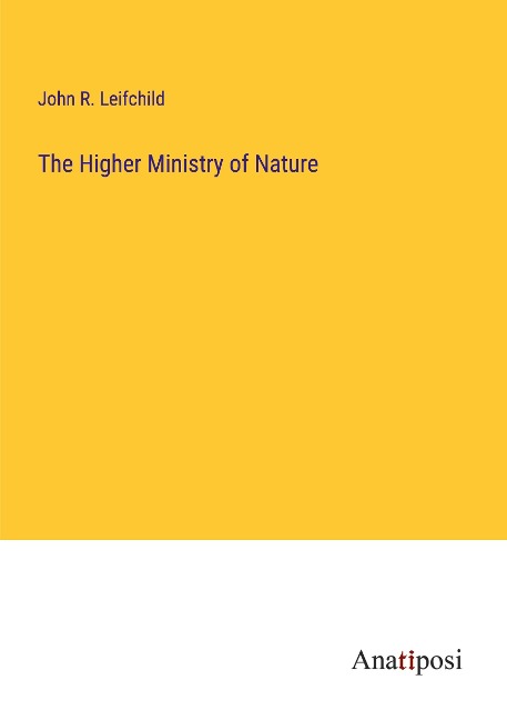 The Higher Ministry of Nature