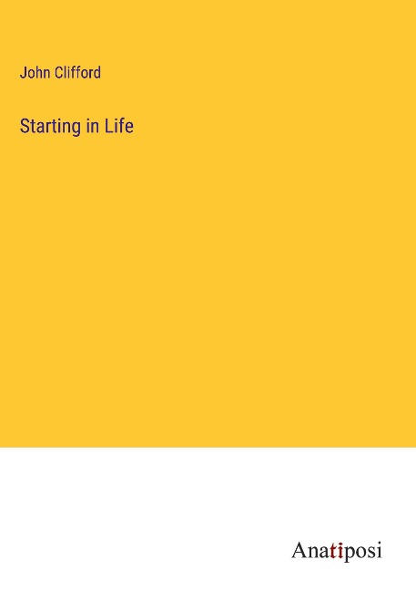 Starting in Life