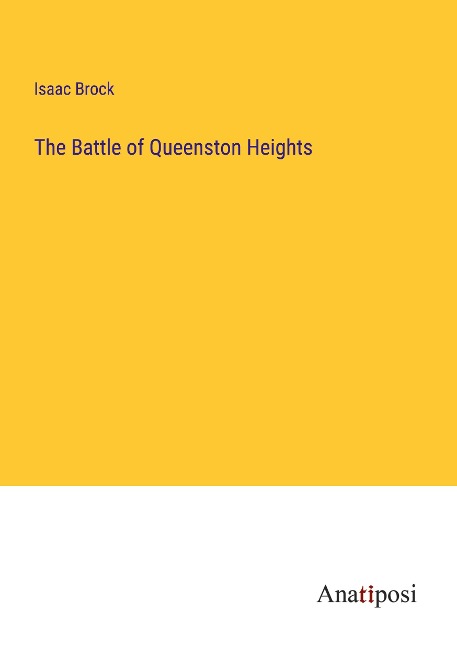 The Battle of Queenston Heights