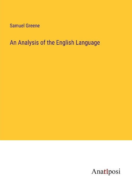 An Analysis of the English Language