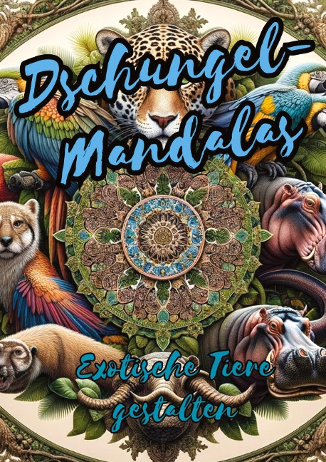 Dschungel-Mandalas: Exotische Tiere gestalten: 40 Mandalas von Tieren