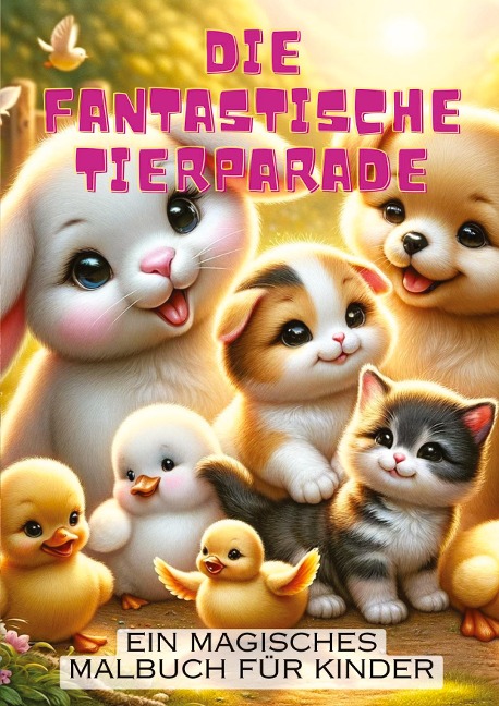 Die fantastische Tierparade: Ein magisches Malbuch für Kinder: Ein Ausmalbuch für neugierige Kinder