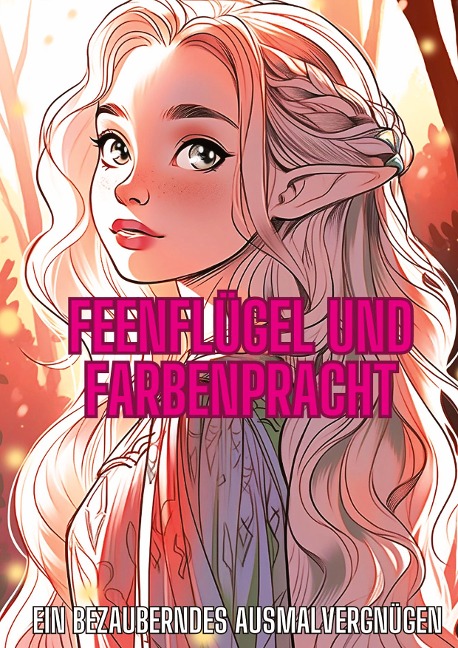 Feenflügel und Farbenpracht: Ein bezauberndes Ausmalvergnügen