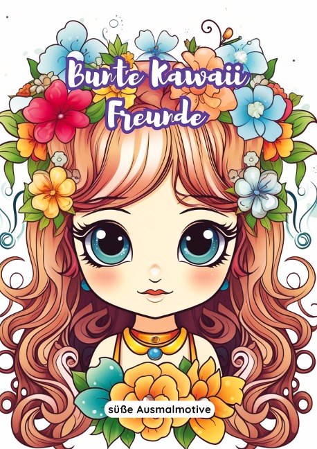 Bunte Kawaii Freunde: Lustige Ausmalmotive für fröhliche Stunden