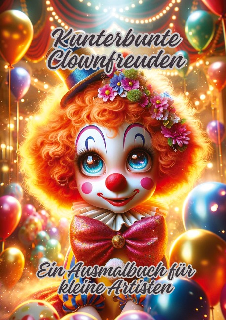 Kunterbunte Clownfreuden: Ein Ausmalbuch für kleine Artisten