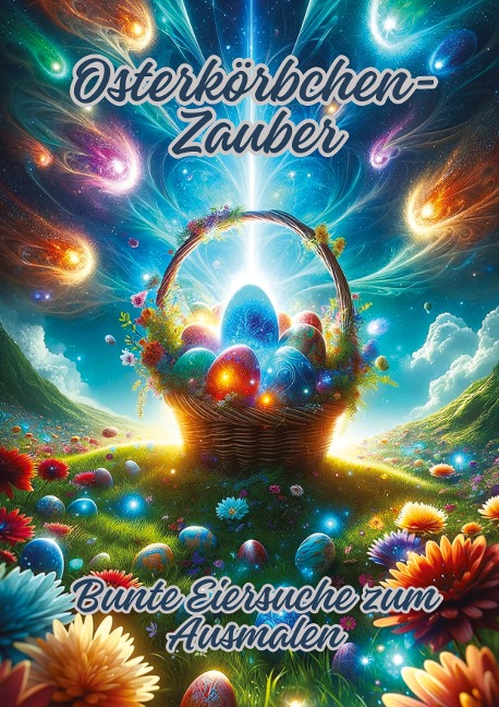 Osterkörbchen-Zauber: Bunte Eiersuche zum Ausmalen