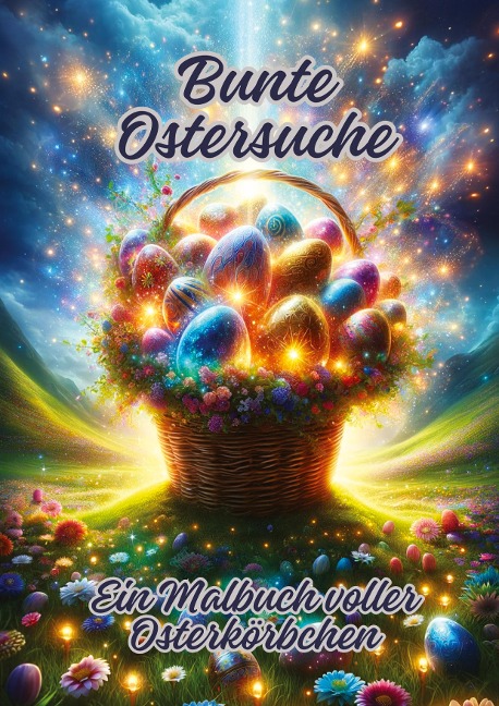 Bunte Ostersuche: Ein Malbuch voller Osterkörbchen