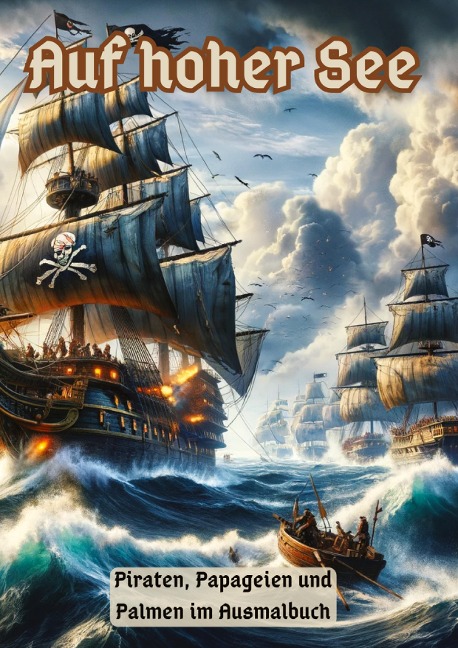 Auf hoher See: Piraten, Papageien und Palmen im Ausmalbuch