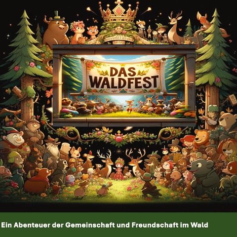 DAS Waldfest: Abenteuer, Freundschaft und Entdeckungen im Zauberwald - Ein interaktives Vorlesebuch für Kinder: Ein Abenteuer der Gemeinschaft und Freundschaft im Wald