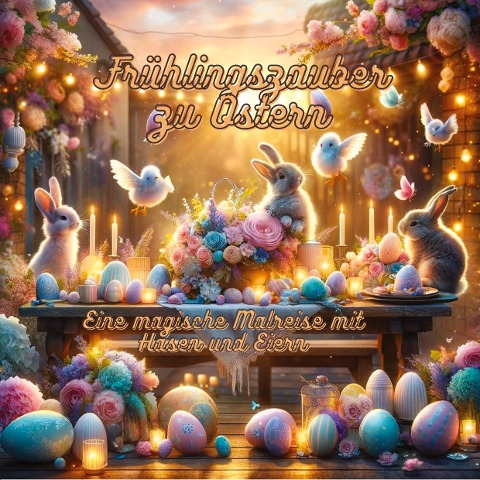 Frühlingszauber zu Ostern: Eine magische Malreise mit Hasen und Eiern