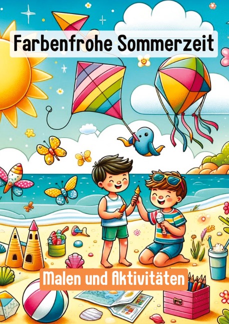 Farbenfrohe Sommerzeit: Malen und Aktivitäten