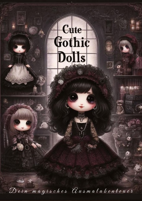 Mystische Gothic Puppen: Dein magisches Ausmalabenteuer