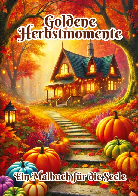 Goldene Herbstmomente: Ein Malbuch für die Seele