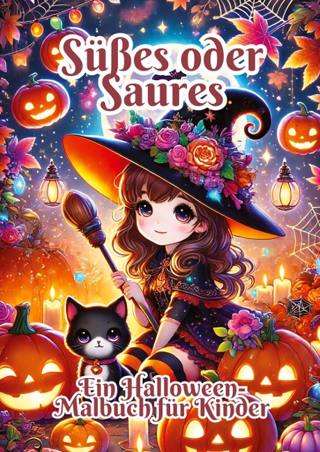 Süßes oder Saures: Ein Halloween-Malbuch für Kinder