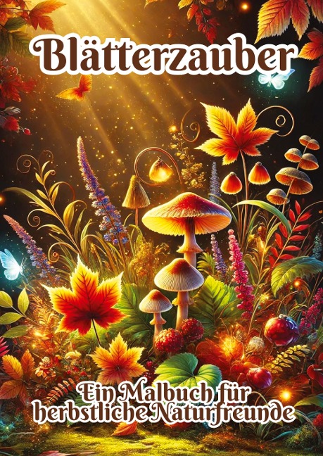 Blätterzauber: Ein Malbuch für herbstliche Naturfreunde